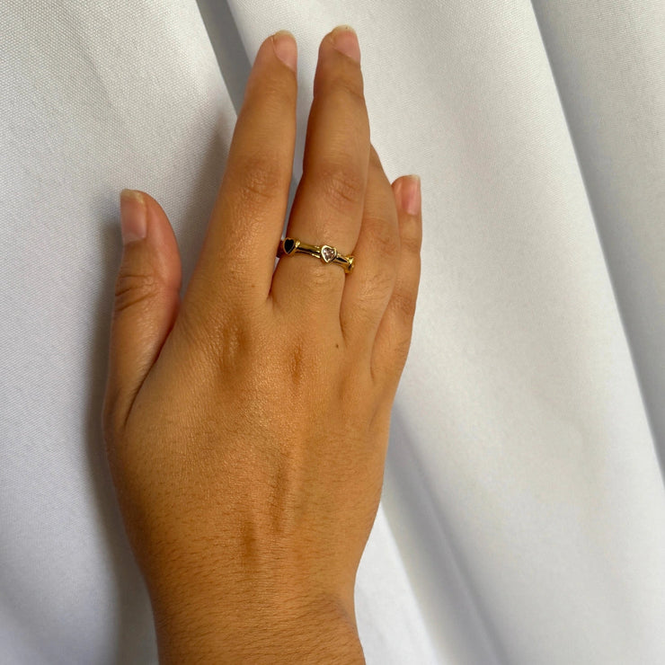 Candy Hearts Adjustable Ring – Multicolor Heart Band. Adjustable from sizes 6–8, this ring is the sweetest way to add a playful pop of color to your ring stack. Tarnish-free, waterproof, and made for everyday joy