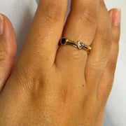 Colorful, cute, and full of personality — the Candy Hearts Adjustable Ring features a row of tiny multi-color hearts set on an 18k gold-filled band. Adjustable from sizes 6–8, this ring is the sweetest way to add a playful pop of color to your ring stack. Tarnish-free, waterproof, and made for everyday joy.