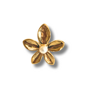Gold flower-shaped brooch with a central pearl on a white background.adjustable floral pearl ring, gold pearl flower ring, mixed metal ring, summer jewelry, waterproof ring, hypoallergenic ring, tarnish-free jewelry, statement floral ring

Gold Floral Ring with Pearl Center – Adjustable, Waterproof, Tarnish-Free

Mixed Metal Flower Ring – Silver & Gold with Pearl Center