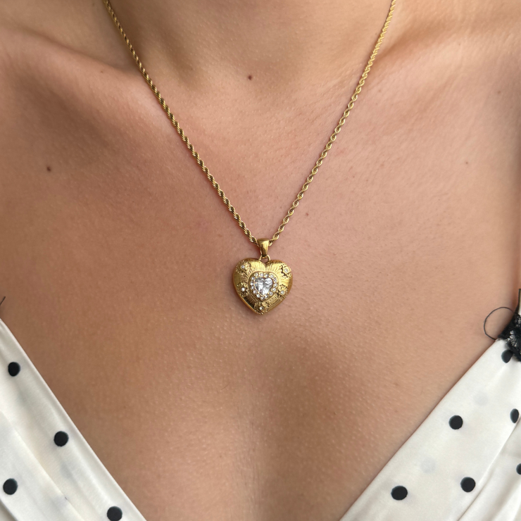 Cecily Heart Necklace