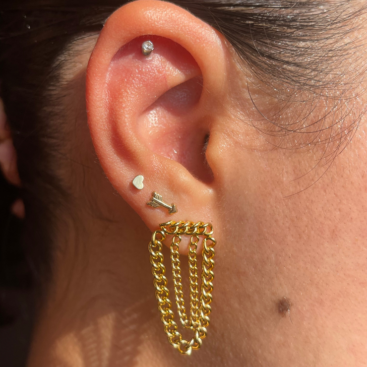 Jemima Chain Dangle Earring