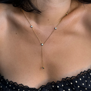 Noella Crystal Long Necklace
