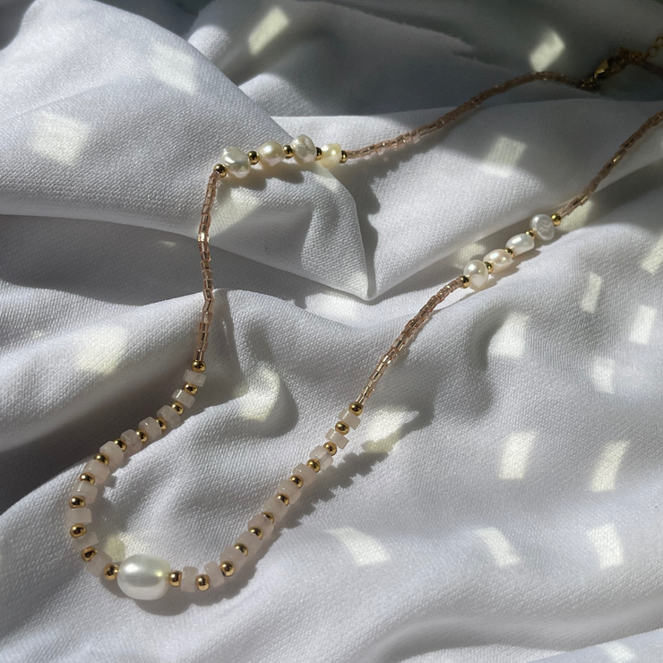 Roxanne Augusta Bead and Pearl Necklace