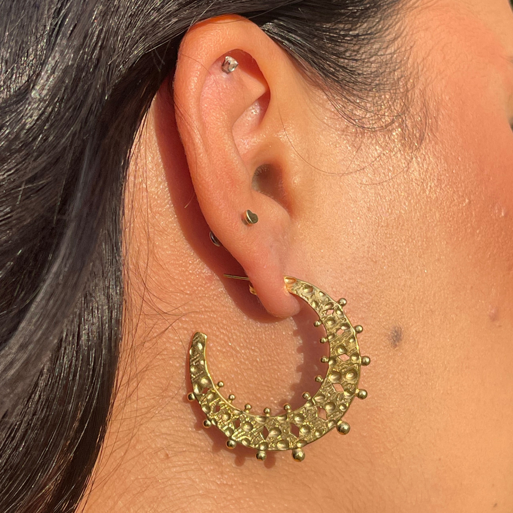 Nikita Cut-Out Hoop Earring