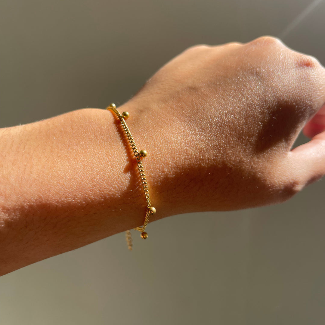 GARNI - 【お取り寄せ注文可能】Stone Ball Chain Bracelet