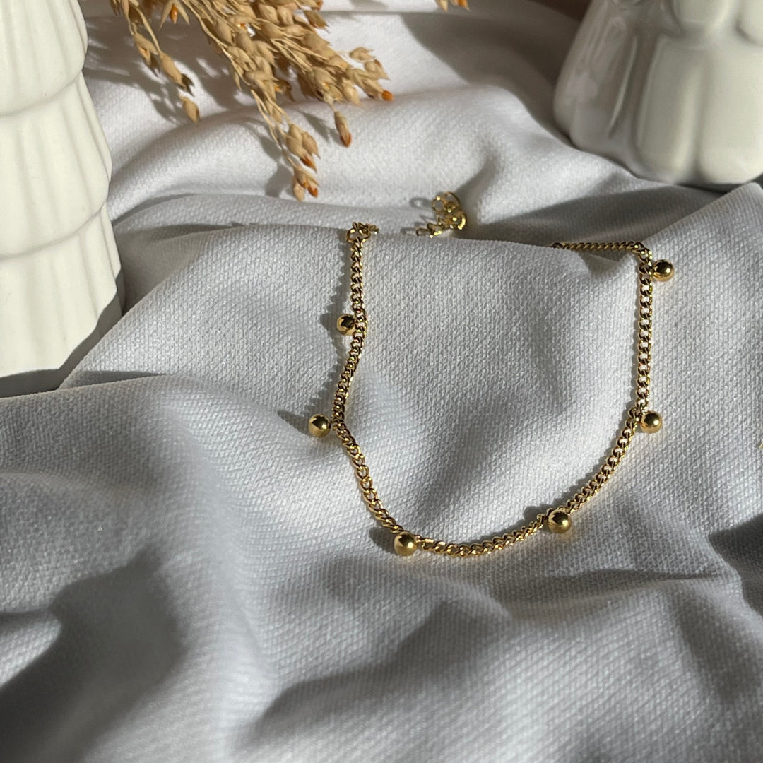 Gold Ball Chain Bracelet – GabulousLA
